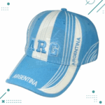 Gorra ARGENTINA blanca y celeste