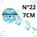 Cinta Argentina, Ancho 7cm, 10 Metros largo. N 22