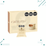 Alfajor Cachafaz Tradicional, relleno con Dulce de Leche, cubierto con Chocolate Blanco (Caja de 6u.) (360gr.)