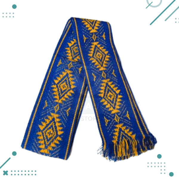 Faja Gaucho - Cinto N°12 (Aprox 3mts) AZUL Y AMARILLO