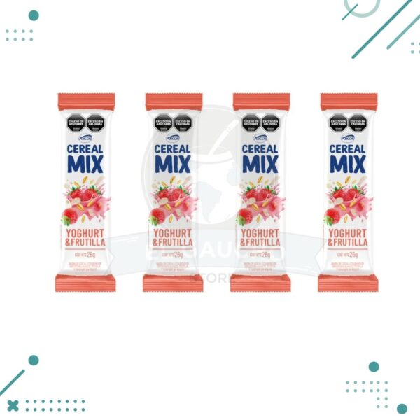 Barritas Cereal Mix Yogurt Frutilla x 26G X 4UN (104G)