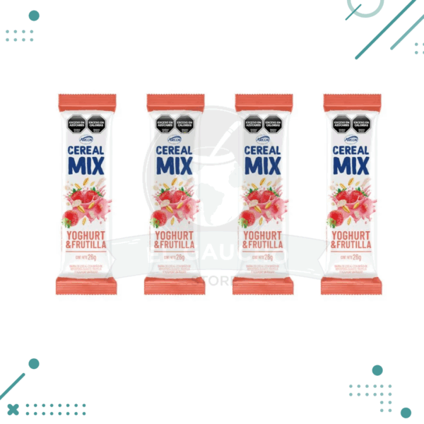Barritas Cereal Mix Yogurt Frutilla x 26G X 4UN (104G)