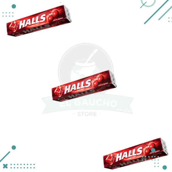 Pastilla Caramelo Halls CEREZA 25gr, 3 Unidades