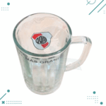 Vaso chopp vidrio River escudo EL MAS GRANDE - Imagen 3