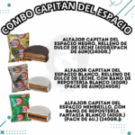 Combo Alfajor Capitan del Espacio - 18un (6un cada variedad) (720kg) - Imagen 2