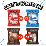 Combo Alfajor Fantoche - 24un (6un cada variedad) (2040kg)