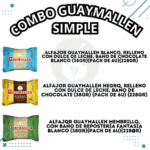 Combo Alfajor Guaymallen Simple - 18un (6un cada variedad) (684kg) - Imagen 2