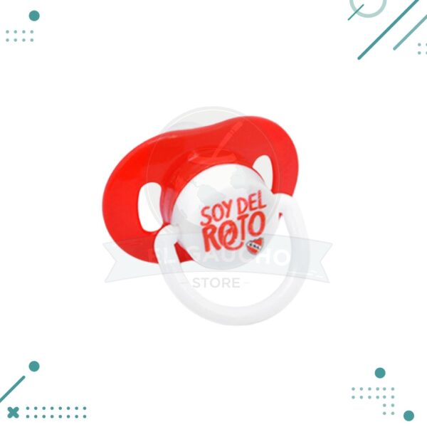 Chupete Redondo Independiente "SOY DEL ROJO" (CAI) (3M)