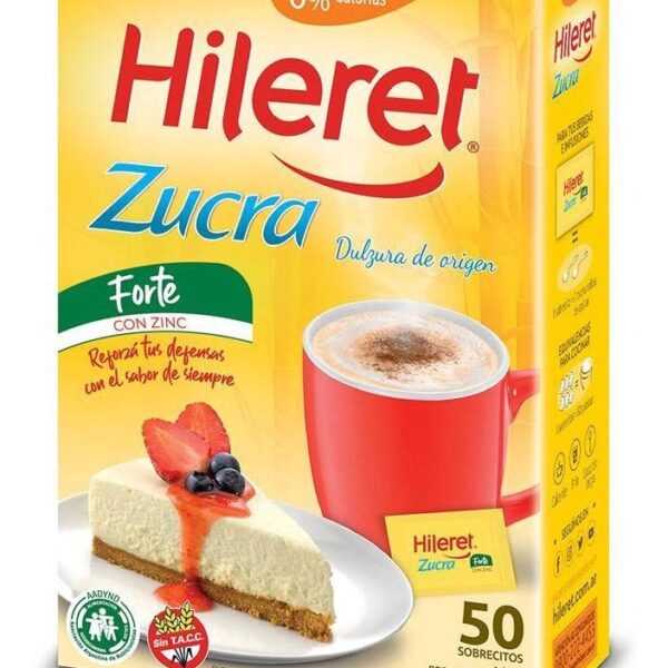 Edulcorante Hileret Forte 50 Sobres (40gr)