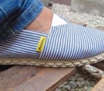 Alpargatas reforzadas, Color RAYAS AZULES Premium PAMPERO