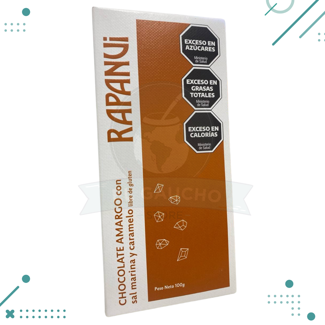 Diseno-sin-titulo-10-11.png Tableta Rapanui, Chocolate Amargo con Sal Marina y Caramelo 100 g. - Imagen 1