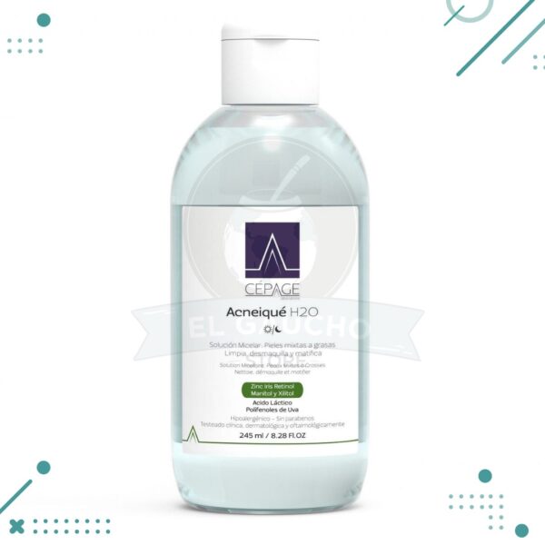 Cepage Acneique Solución Micelar H2o Piel Grasa 245 M