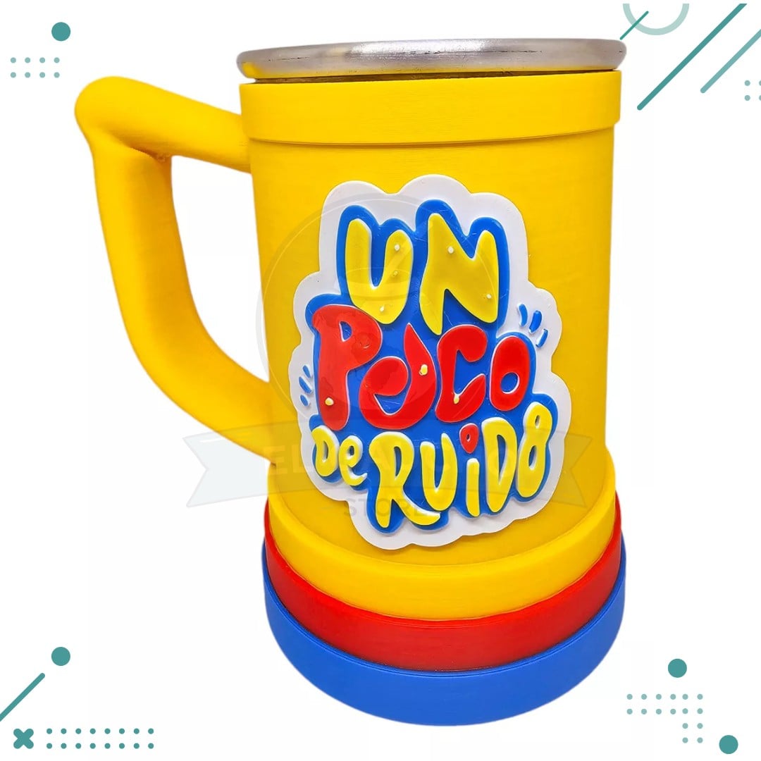 Diseno-sin-titulo-11-11.png Vaso, Jarra, Chop, Fernetero "Un Poco De Ruido" 500ml - Imagen 1