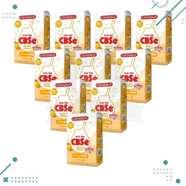 Yerba Cbse Silueta Naranja 500 Grs (pack 10) (5kg)