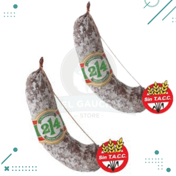 LONGANIZA 214 CORTA 2 Unidades (400g aprox)