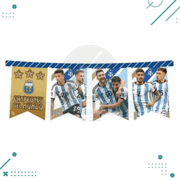 Banderin ARGENTINA CAMPEON (1,8mts.)