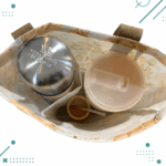 Set Matero NORDICO-BEIGE (termo-mate y bombilla-yerbera-azucarera-bolso matero) - Imagen 5