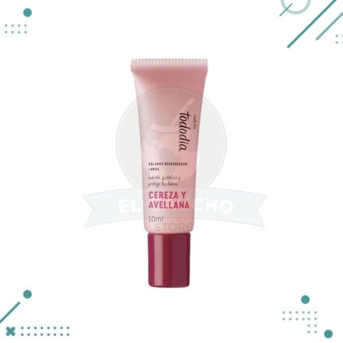 Diseño sin título Natura Tododia Balsamo Regenerador Labial Cereza y Avellanas 10ml - Imagen 1