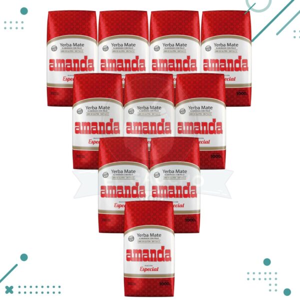 Yerba Mate Amanda Selección Especial (1kg) (pack 10) (10kg)