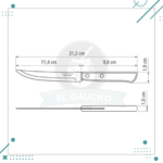 Cuchillo Tramontina Polywood pack x3un - Imagen 2