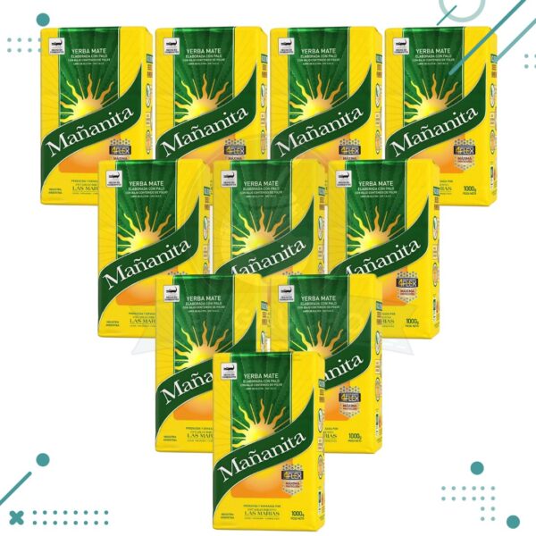 Yerba Mate Mañanita x 1kg (pack 10) (10kg)
