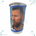 Vaso Aluminio MESSI ¿Que miras bobo? Anda pa´allá/con funda de neoprene 1 litro - Imagen 2