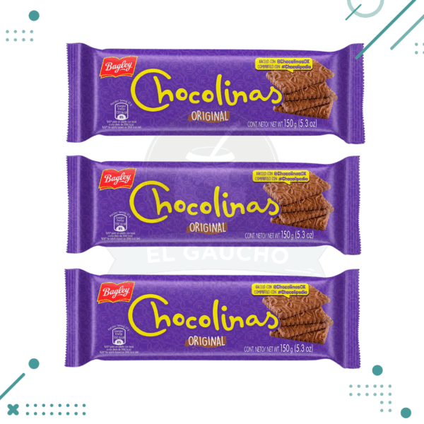 Galletitas Chocolinas (170gr) (Pack de 3u) (510gr)