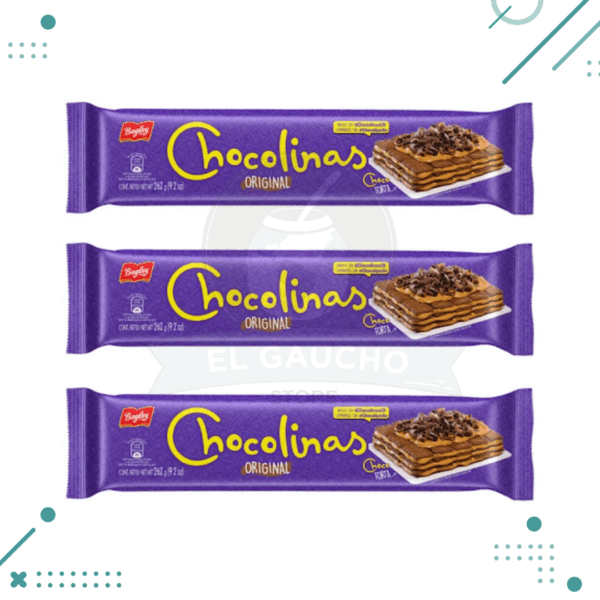 Galletitas Chocolinas (250gr) (Pack de 3u) (750gr)