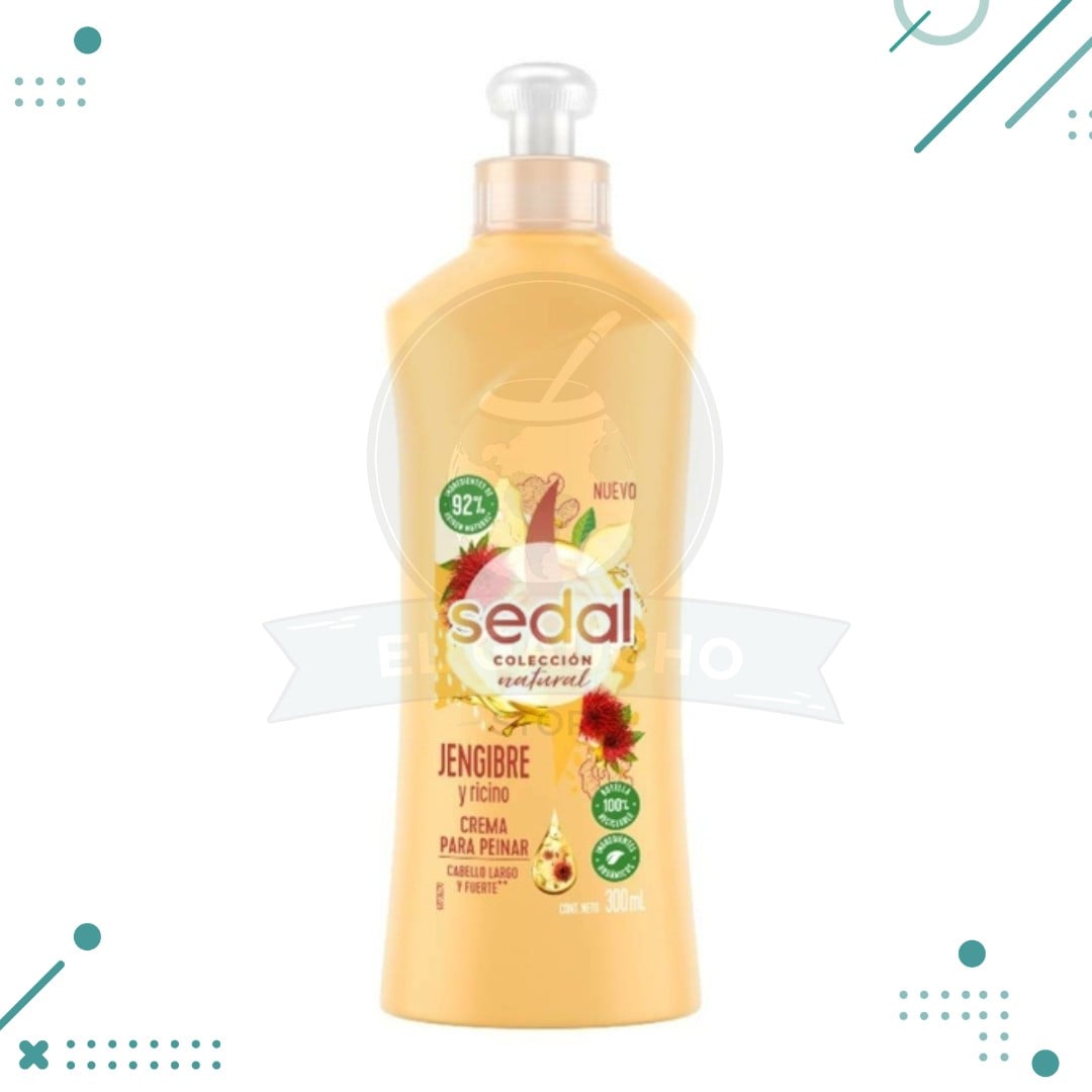 Diseno-sin-titulo-2023-02-24T142704.221.png Crema Para Peinar Sedal JENGIBRE y Ricino X 300 Ml - Imagen 1
