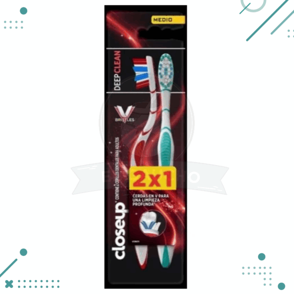 CepilloDental CLOSEUP deep clean (Medio)(2un.)