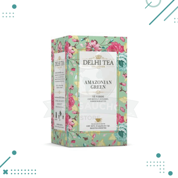 Té Delhi Tea Amazonian Green x 20 saquitos