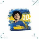Sticker Boca Juniors - Maradona MOD1