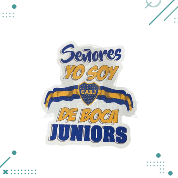 Sticker Boca Juniors - Señores Yo Soy De Boca Juniors