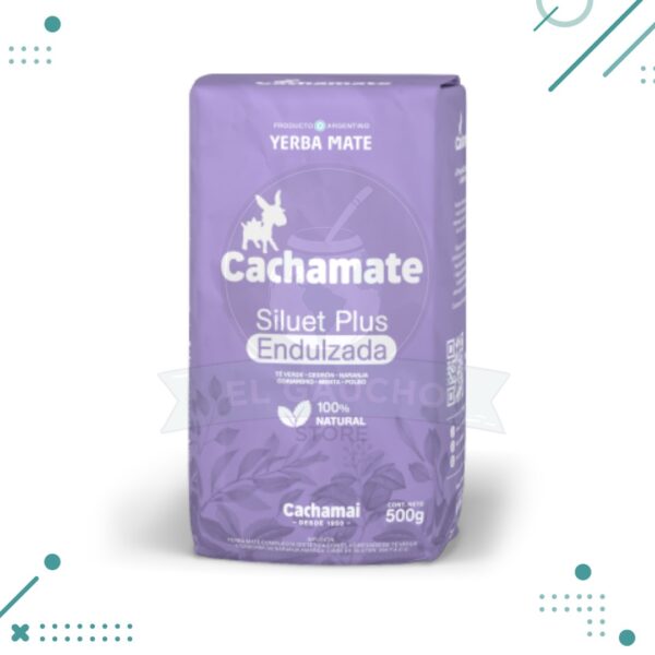 Yerba Mate Cachamate SILUET PLUS ENDULZADA 500gr