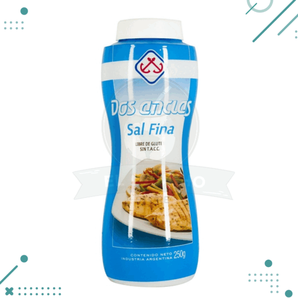 Sal FINA Dos Anclas Salero 250gr
