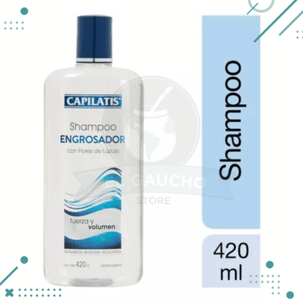 Capilatis Shampoo Engrosador X 420ml - Fuerza Y Volumen