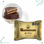 Alfajor Guaymallen De Oro, Relleno con Dulce de Leche, Baño de Cacao 60% (48gr) (Pack de 3u) (144gr) - Imagen 2