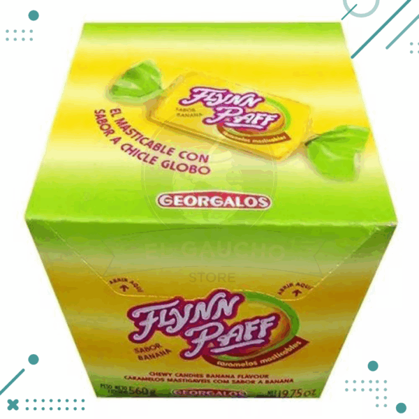 Caramelos Flynn Paff Banana (Caja 560gr.)