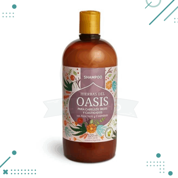 Shampoo Oasis Para Cabellos Secos Y Castigados 520ml