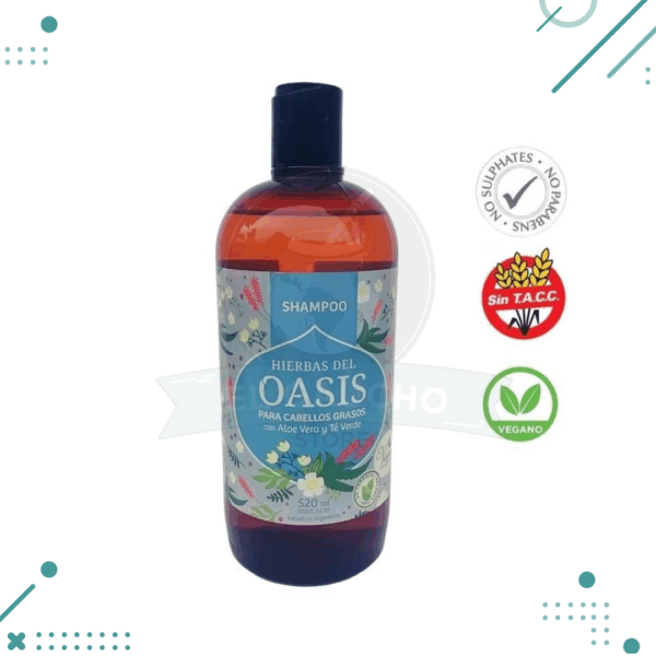 Shampoo Oasis Para Cabellos Grasos
