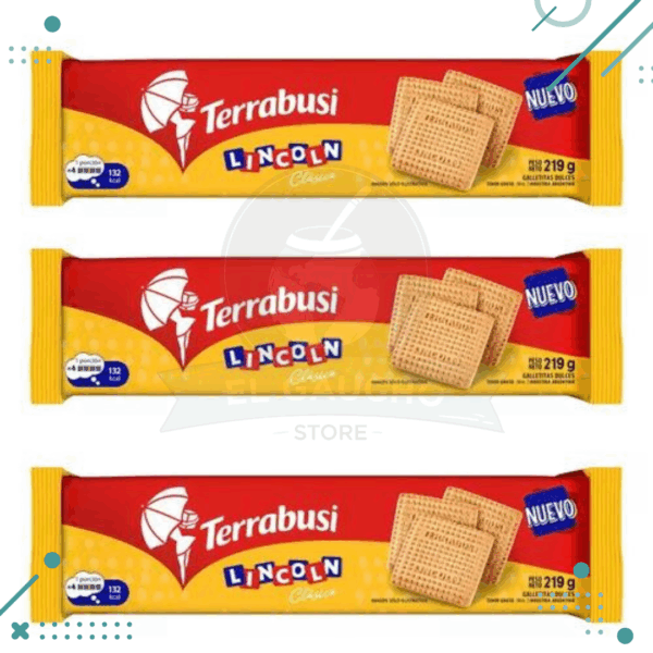 Galletitas Lincoln GRANDE (Pack de 3u.) (657gr.)