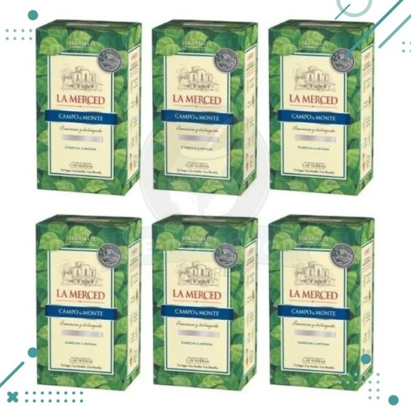 Yerba Mate La Merced , Campo Y Monte (500gr) (pack x 6un) (3kg)