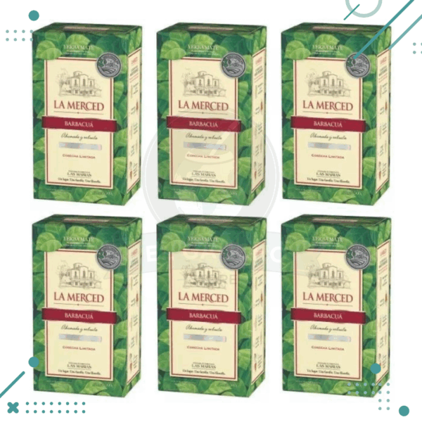 Yerba Mate La Merced , Barbacuá (500gr) (pack x 6un) (3kg)