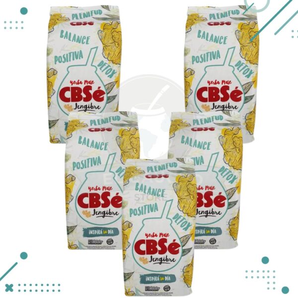 Yerba Mate CbSE JENGIBRE (500gr) (pack 5 un) (2.5kg)