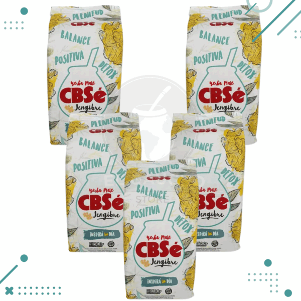 Yerba Mate CbSE JENGIBRE (500gr) (pack 5 un) (2.5kg)