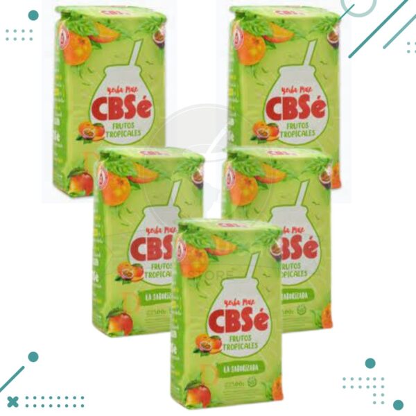 Yerba Cbse Frutos Tropicales (500gr) (pack 5 un) (2.5kg)