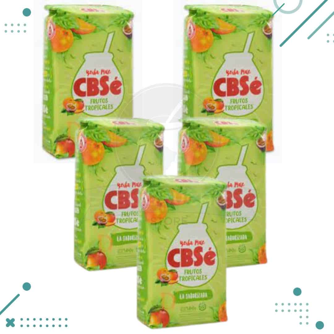 Diseno-sin-titulo-2023-07-26T192428.517.png Yerba Cbse Frutos Tropicales (500gr) (pack 5 un) (2.5kg) - Imagen 1