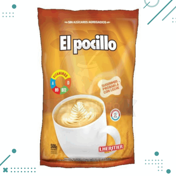 Cafe Malta Torrado El Pocillo Paquete 500Gr