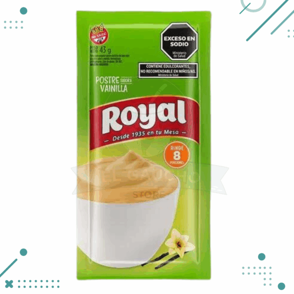 POSTRE VAINILLA Royal Con Edulcorante 60gr