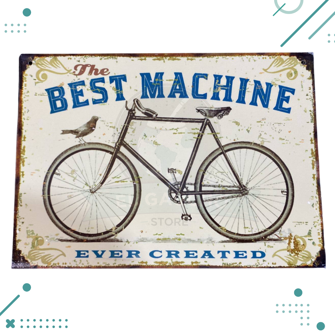 Diseno-sin-titulo-2023-08-07T184451.897.png Cartel Chapa The Best Machine - Imagen 1
